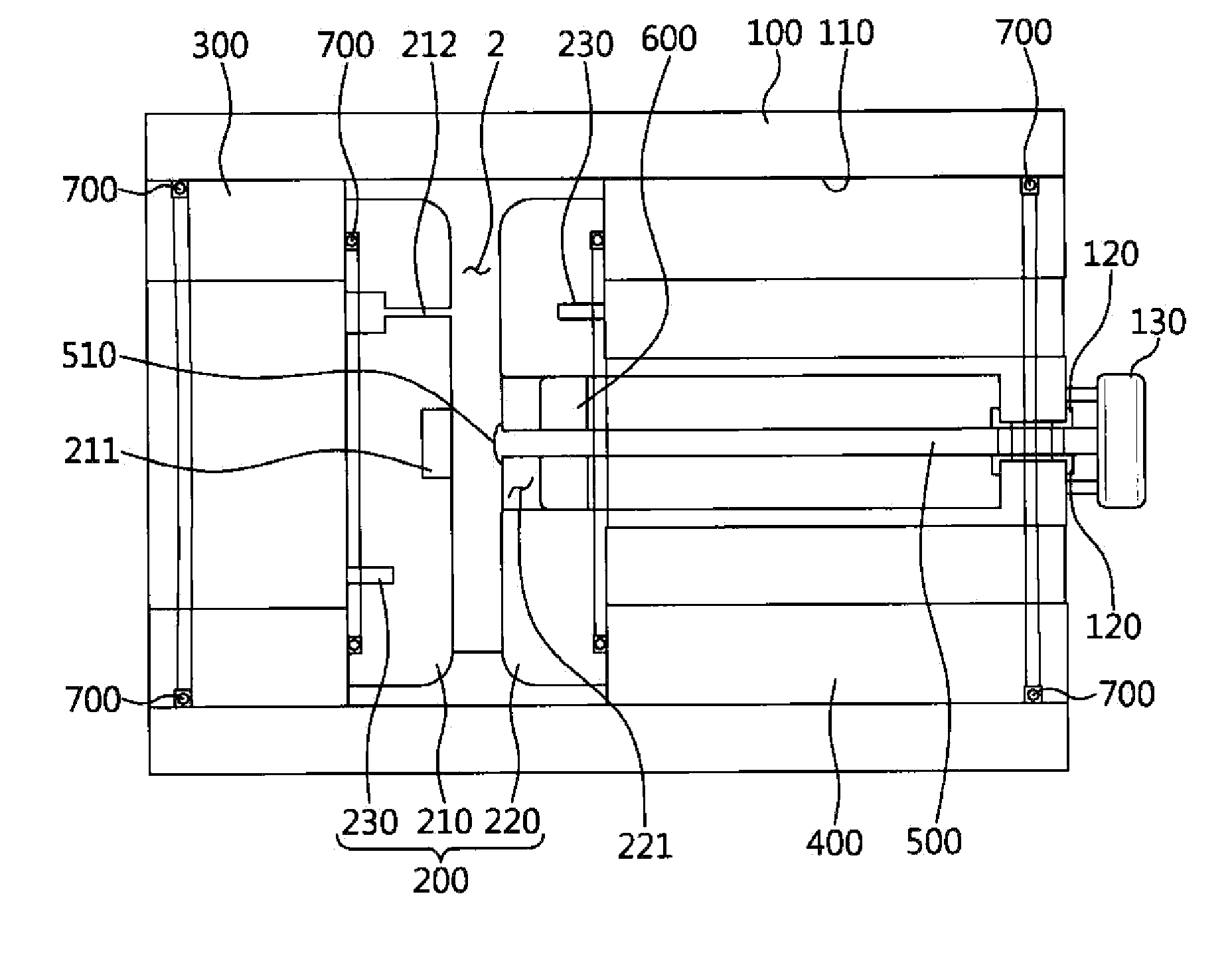 Microwave pulse generator with variable frequency emission