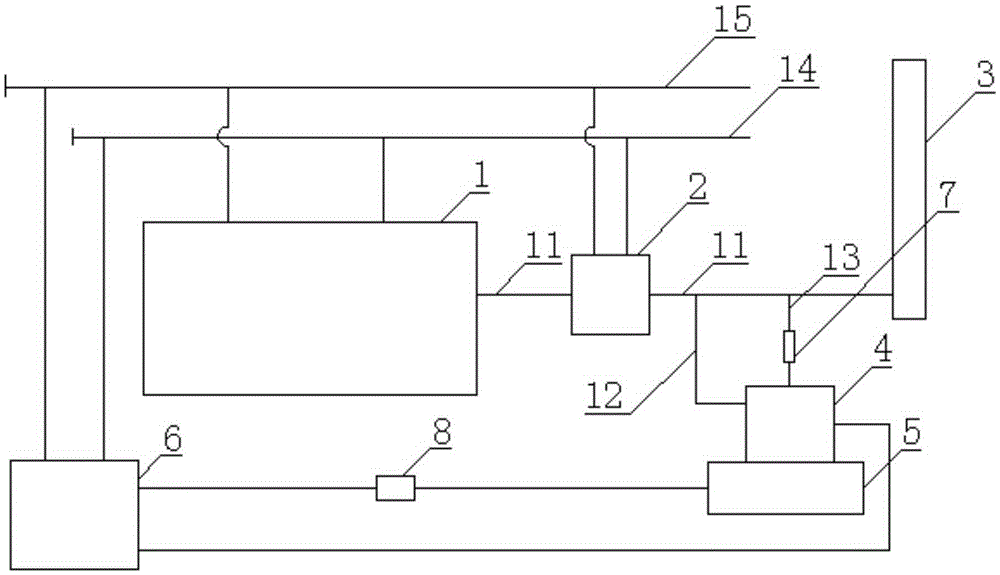 Boiler exhaust gas waste heat two-stage recovery and emission reduction device