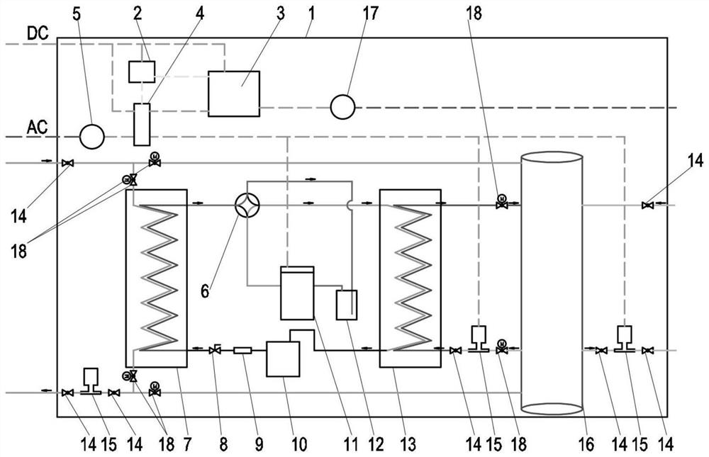 PVT light storage and heat type water source heat pump system and operation method