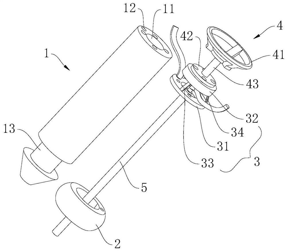 Anal sphincter quantitative pressure measuring apparatus