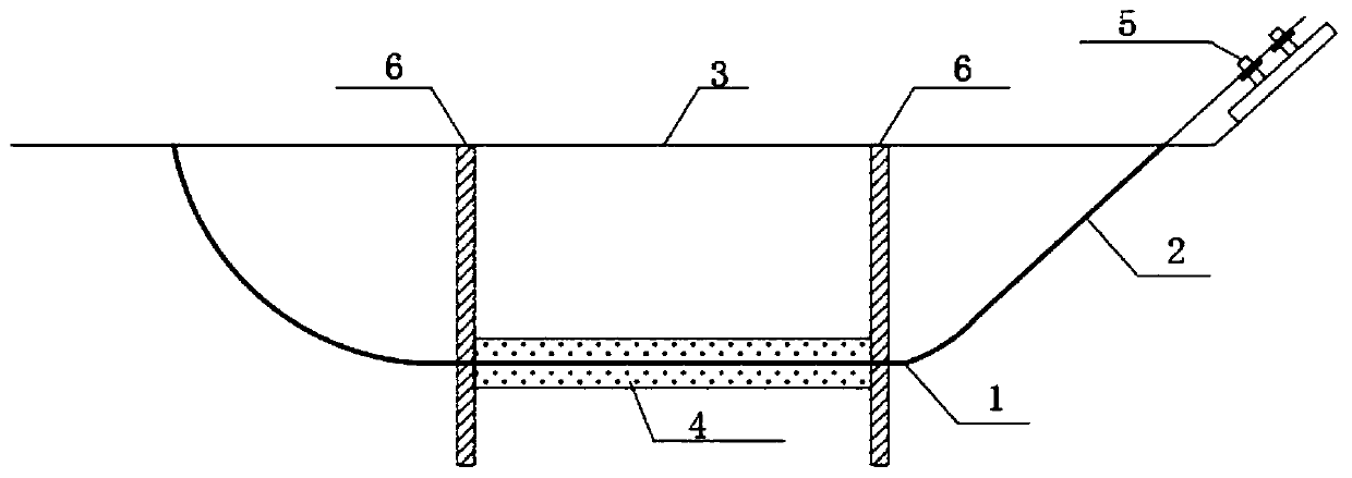 Foundation pit bottom horizontal freezing reinforcing structure and construction method