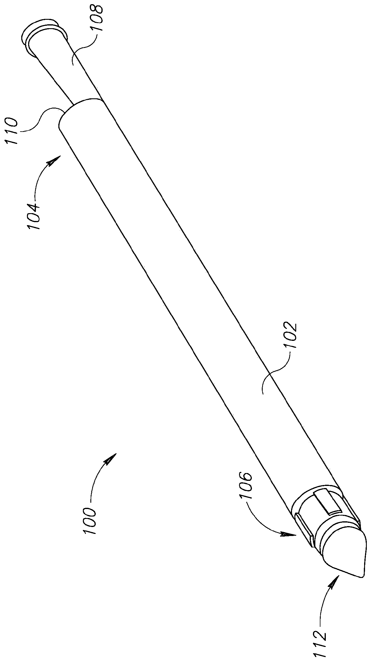 Device with shield for administering therapeutic substances using high velocity liquid-gas stream