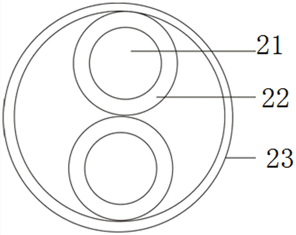 A cable for electric vehicle charging pile and its manufacturing method