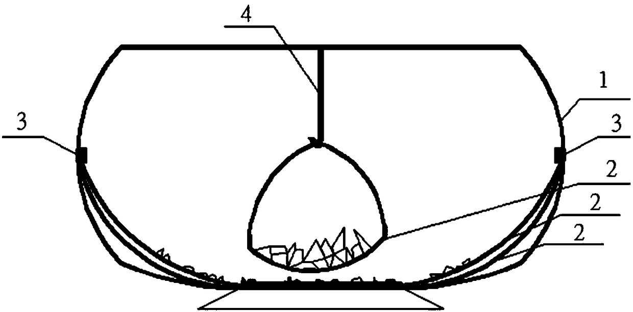 A device for convenient classification and collection of explosive test fragments