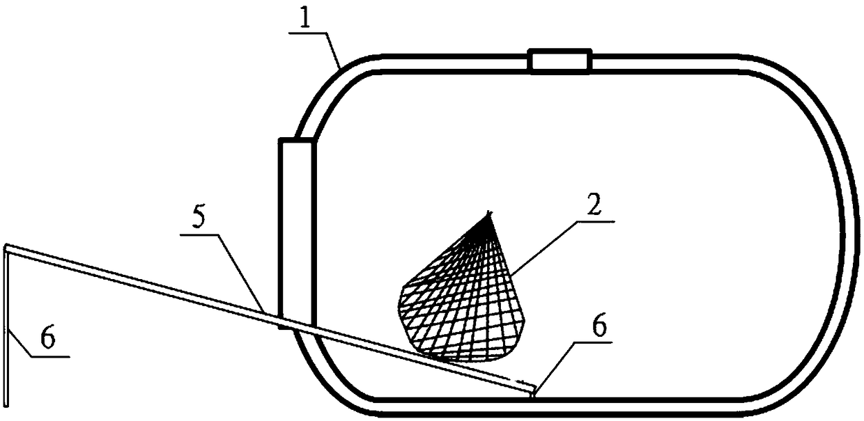 A device for convenient classification and collection of explosive test fragments