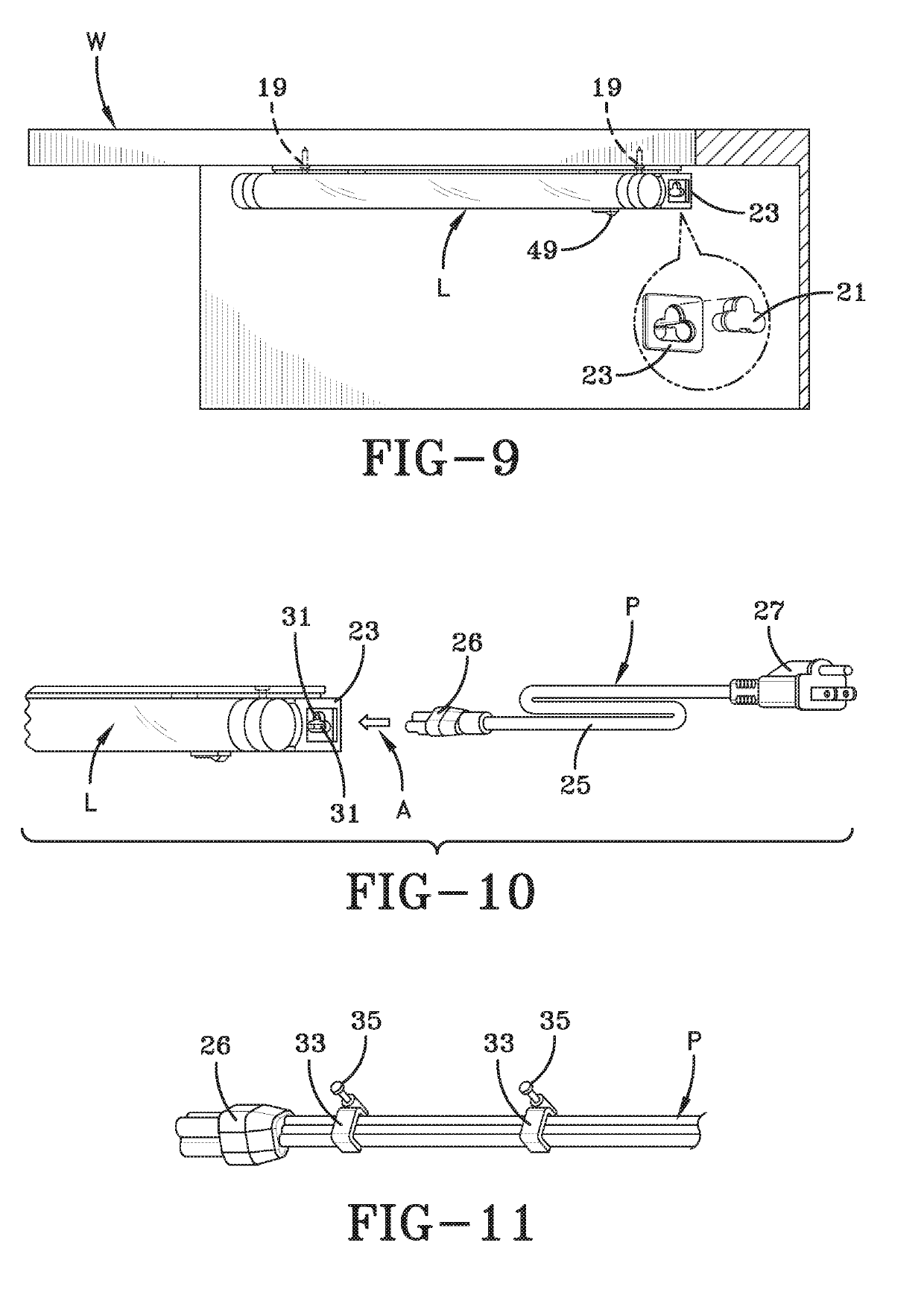 Magnetic mounting assembly for an under-cabinet LED light fixture