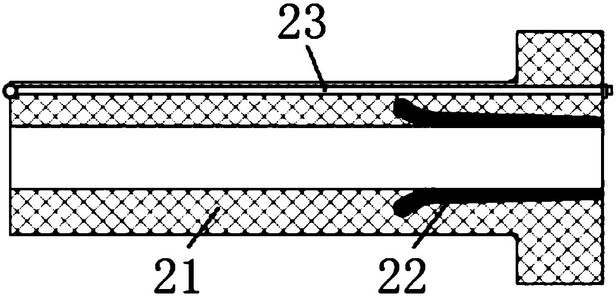 Cable intermediate joint capable of monitoring temperature