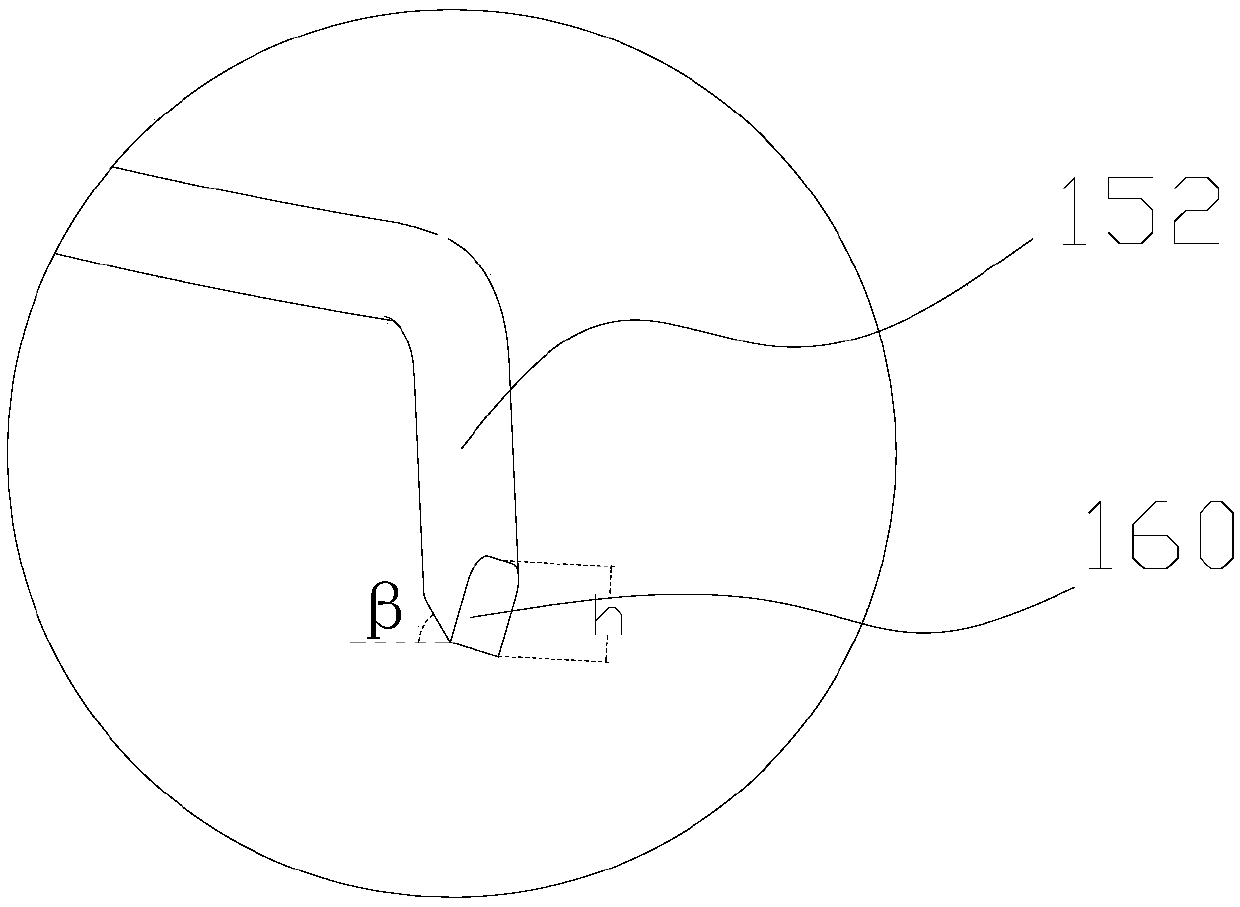 Conductor section and stator assembly with same, and motor