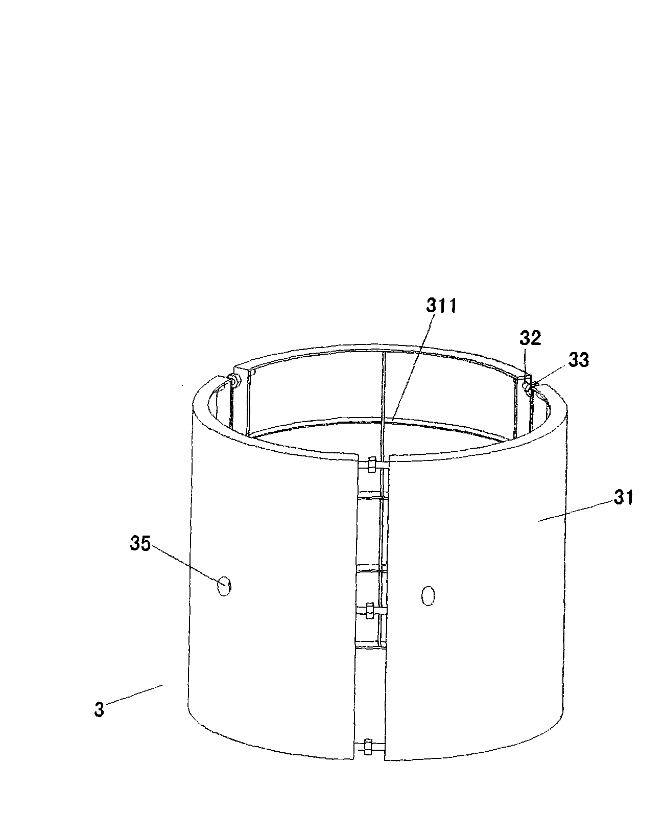Manually digging hole full-steel cylinder-wall protecting construction device for building pile foundation and construction method thereof