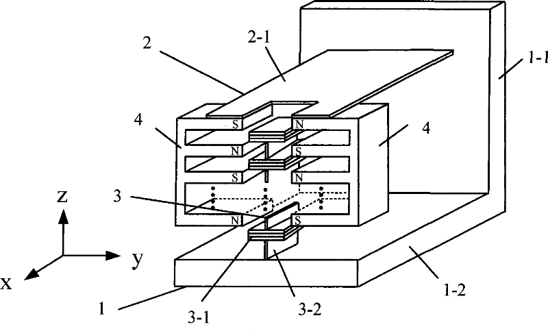 Vibration energy collector with piezomagnetic/piezoelectric composite energy conversion structure