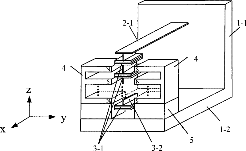 Vibration energy collector with piezomagnetic/piezoelectric composite energy conversion structure