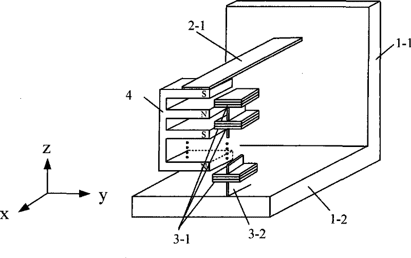 Vibration energy collector with piezomagnetic/piezoelectric composite energy conversion structure