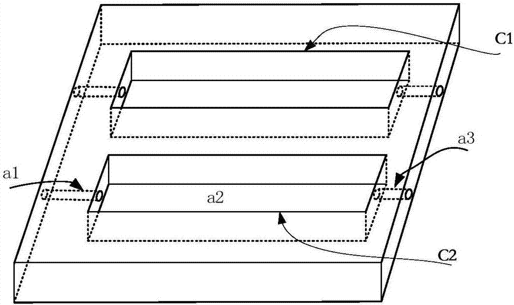 High-throughput refractive index measuring chip, measuring device and measuring method