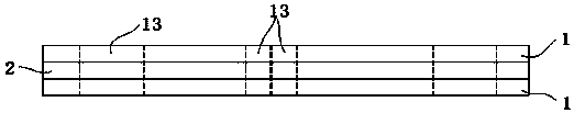 Anti-cracking structure for preventing board edge cracking and manufacturing technology thereof