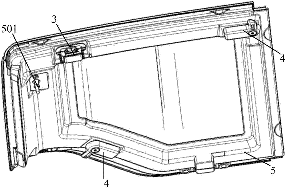 A kind of automobile front top cover assembly and automobile
