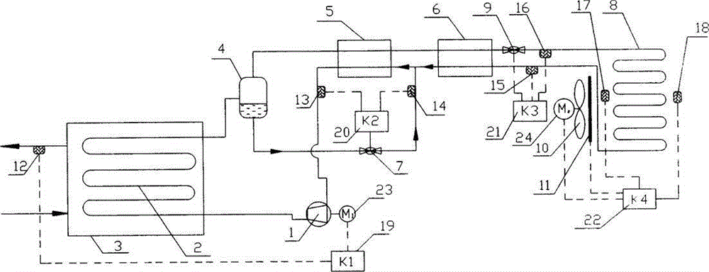 Auto-cascade air source heat pump water heater