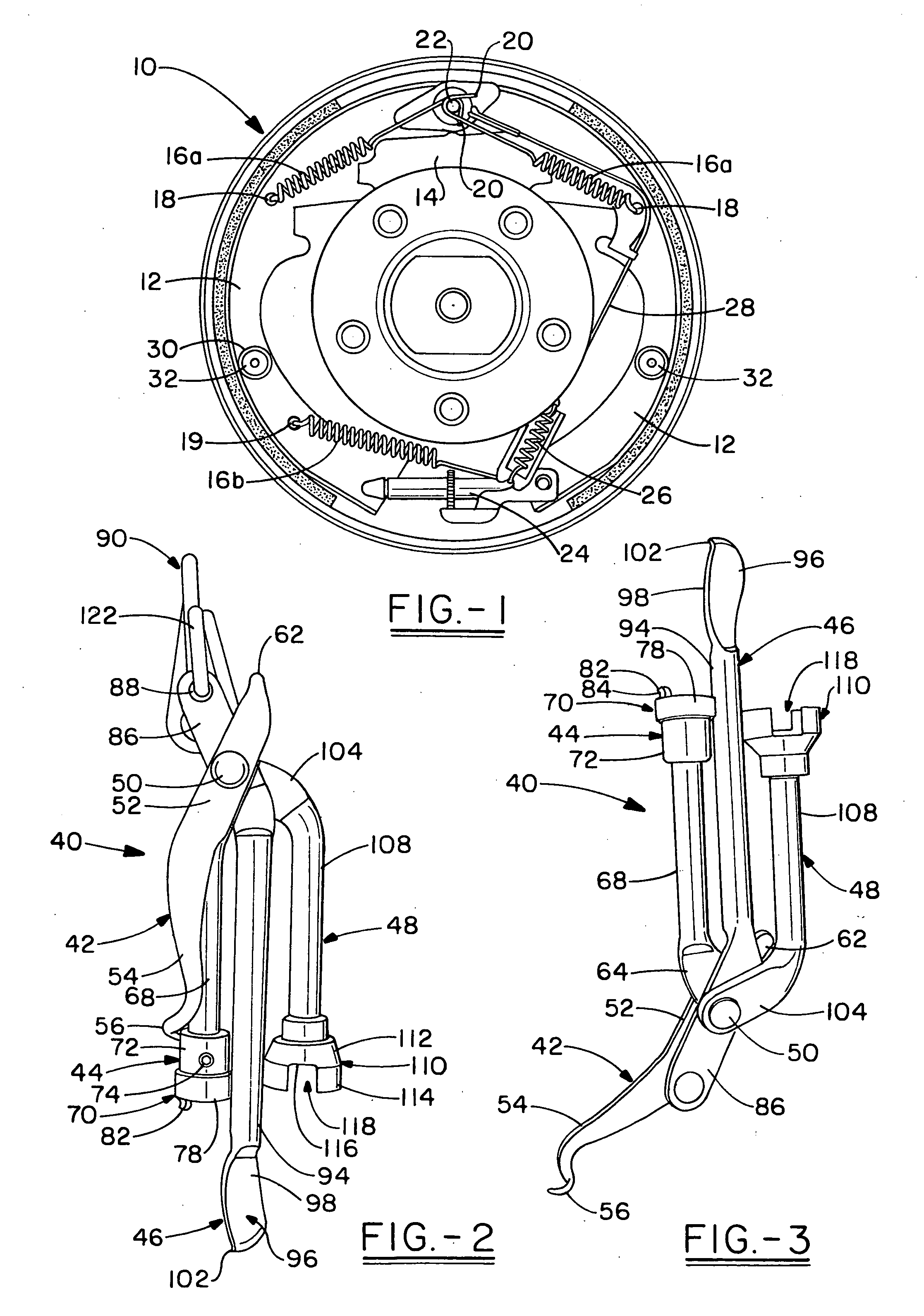 Drum brake implement