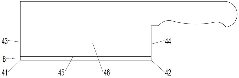 Cutter with replaceable blade