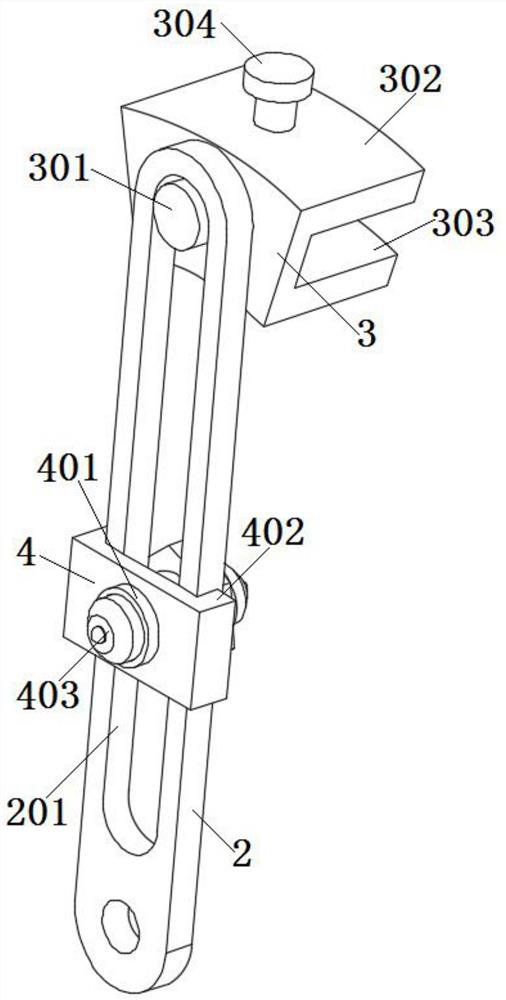 A device and method for adjusting the position of the injection gun head