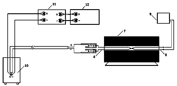 Automatic compensation-type thermocouple metrological verification polarity extension connector