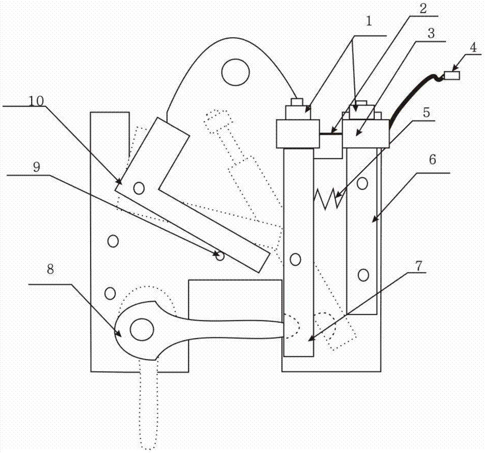 Fusing type releasing device for underwater anchor type heavy object and using method thereof