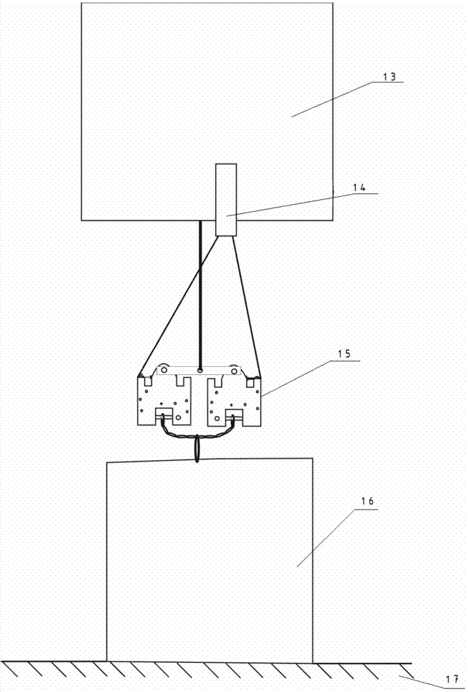 Fusing type releasing device for underwater anchor type heavy object and using method thereof