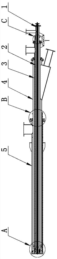 Axial rotational flow stepless regulation low-nitrogen combustor