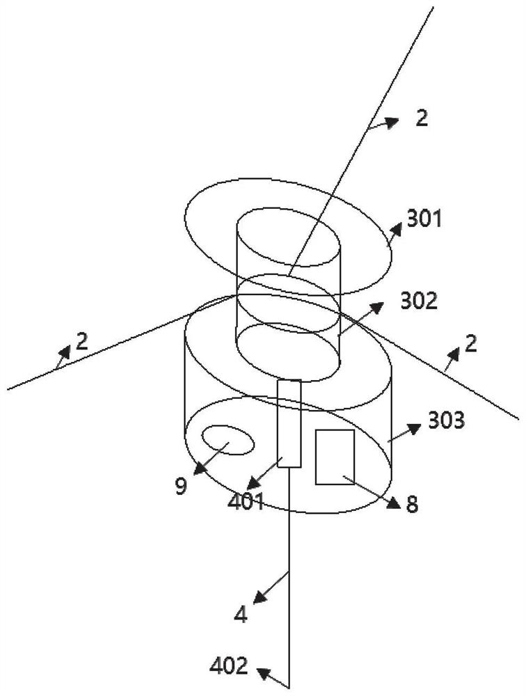 Field geophysical prospecting test landfill space positioning device and method