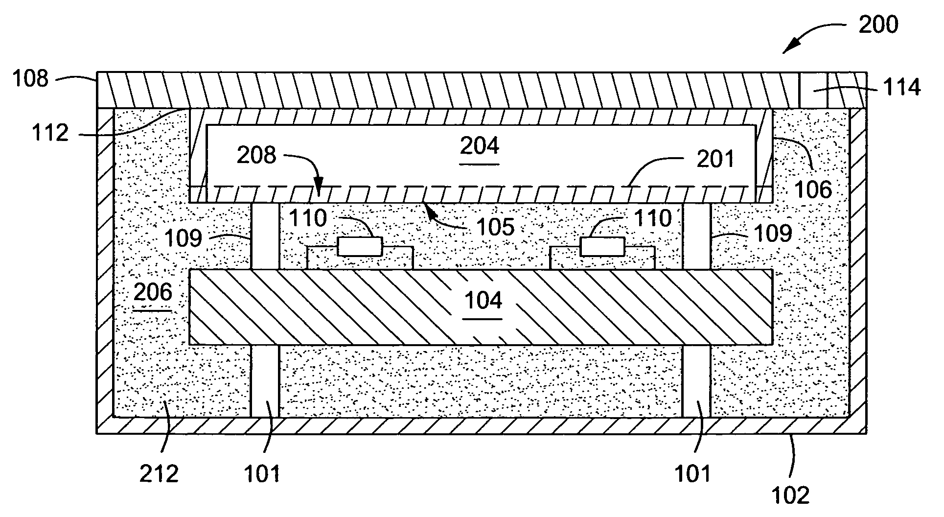 Method and apparatus for potting an electronic device