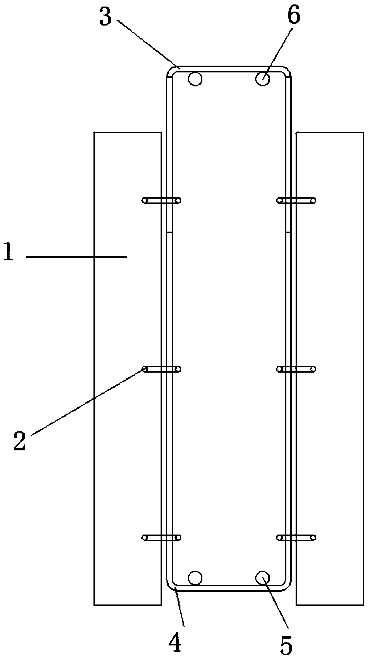 Fabricated cast-in-place combined beam structure