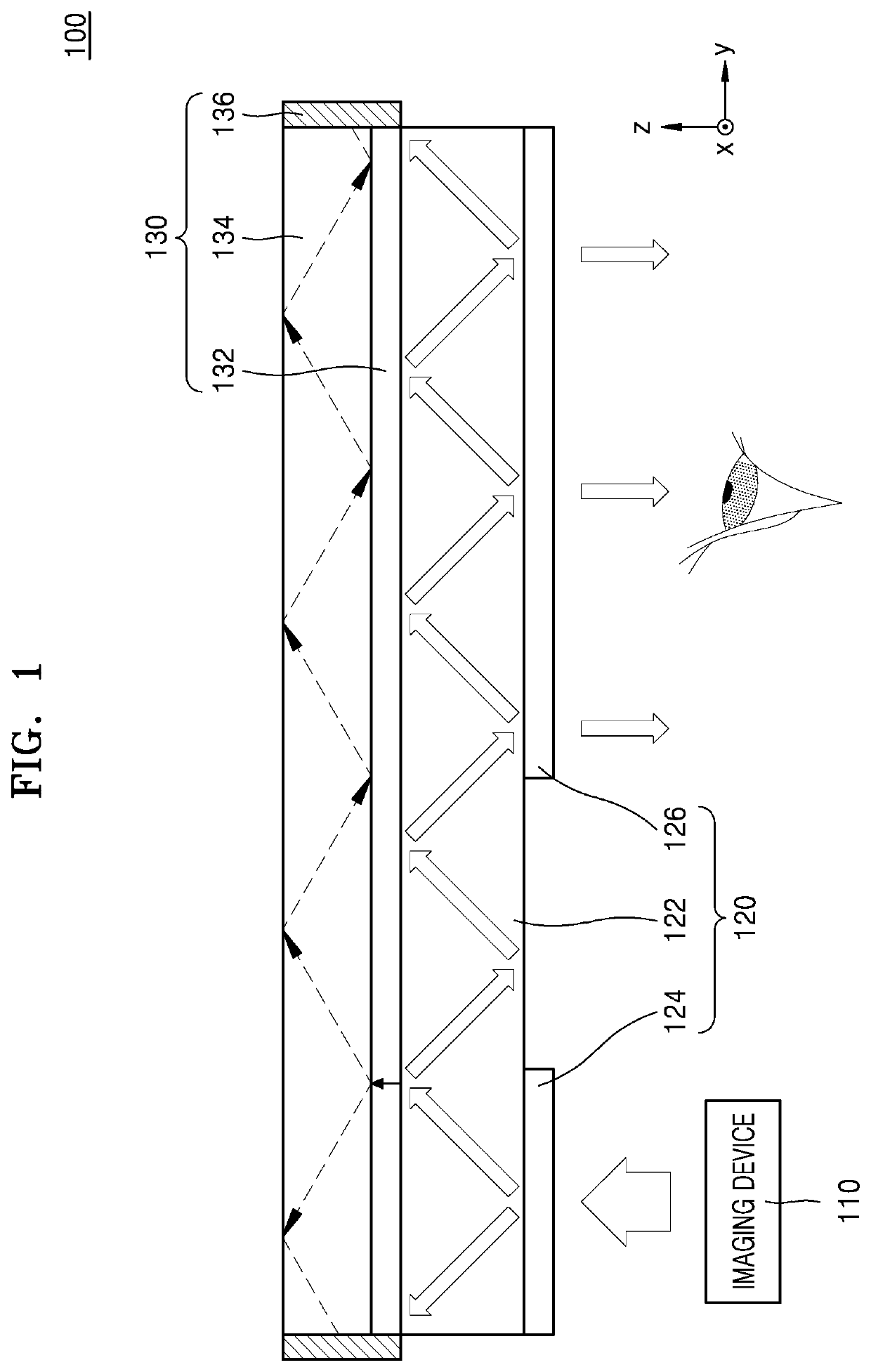 Waveguide type display apparatus