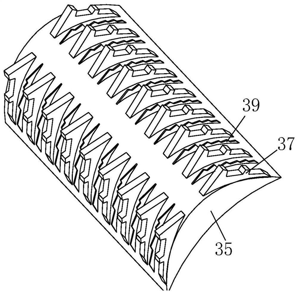 Waste metal treatment device based on building material processing