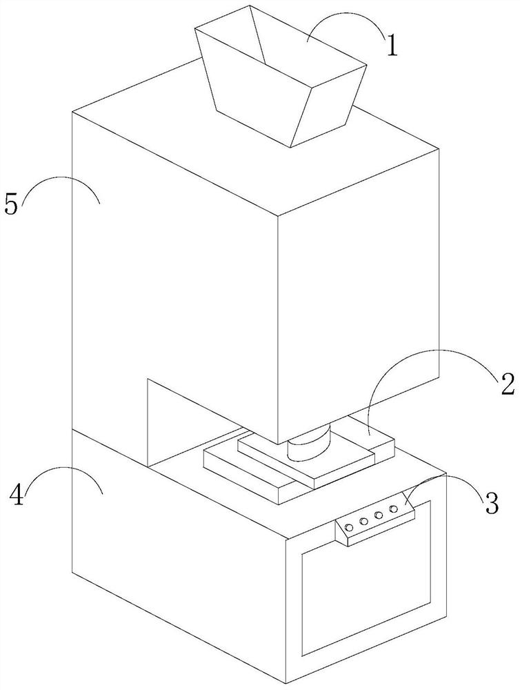 Automatic riveting machine for packaging box production