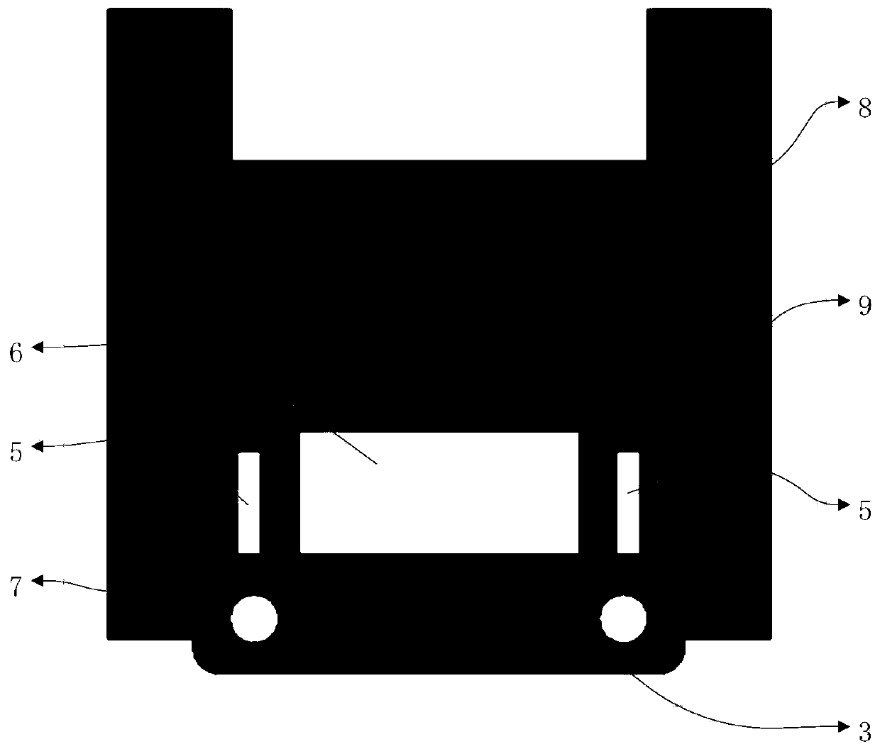 Planar waveguide weak coupling power divider