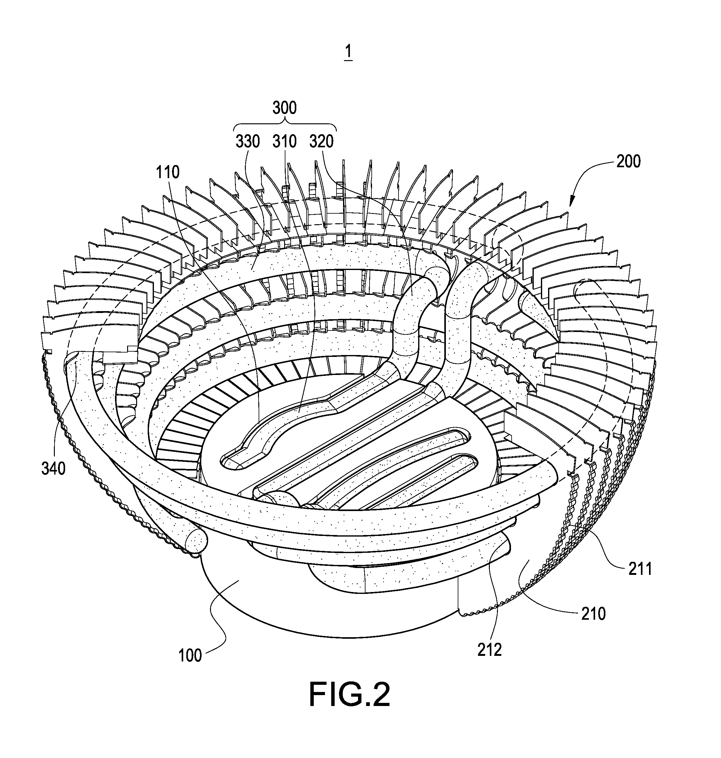 LED lamp and a heat sink thereof having a wound heat pipe