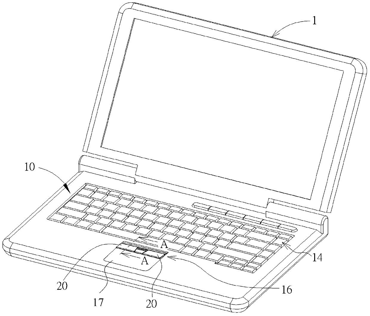 Keyboard equipment and a touchpad device thereof