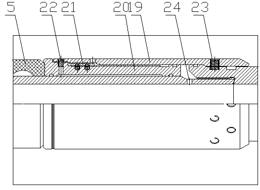 Ultra-short accessible type hydraulic packer