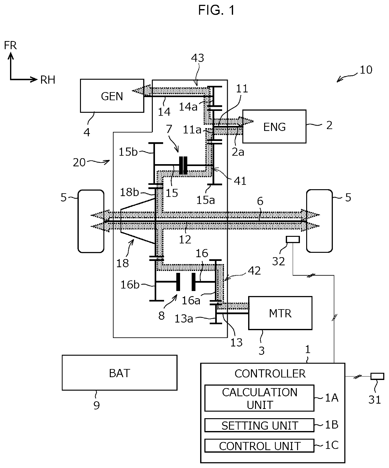 Controller for vehicle