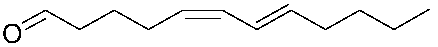 Synthetic method for attractant component namely cis,trans-5,7-dodecadiene derivative in Dendrolimus sex pheromone