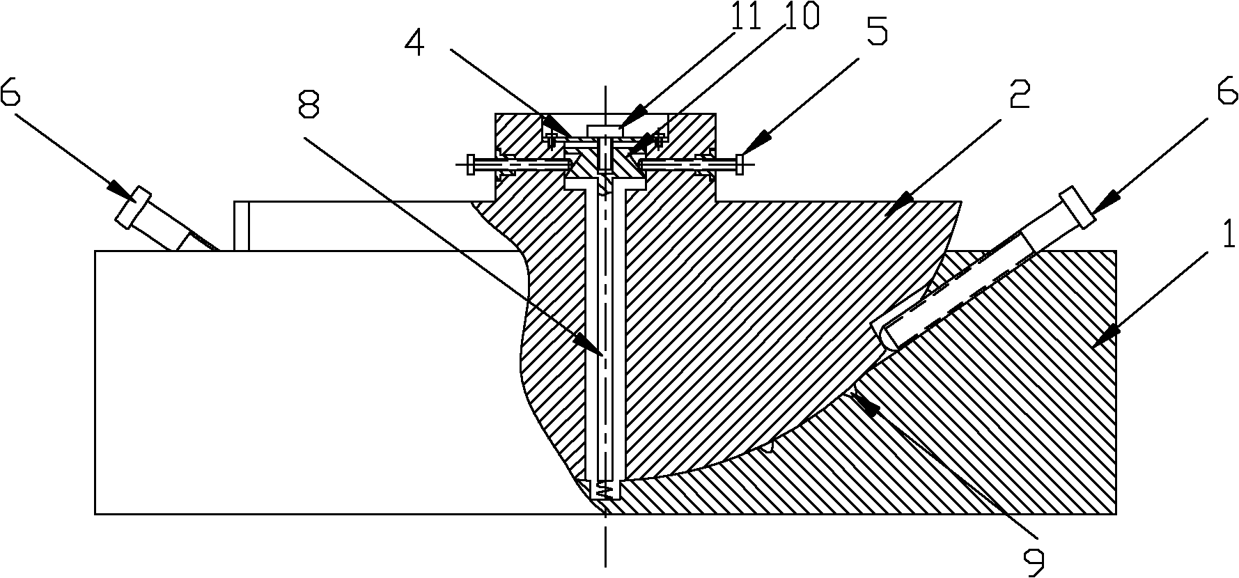 Triaxial rotating work platform for optical element detection