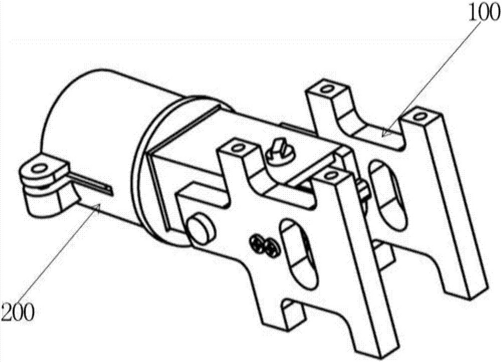 Multi-rotor wing unmanned aerial vehicle arm fast folding device