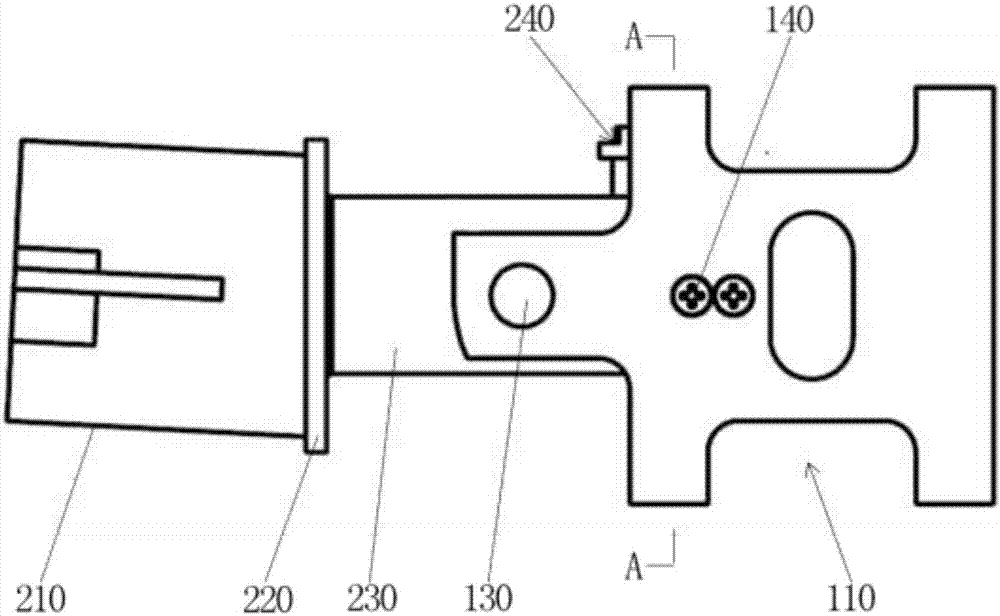 Multi-rotor wing unmanned aerial vehicle arm fast folding device