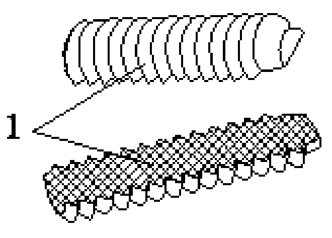An absorbable mesh reinforced interface screw and its preparation method