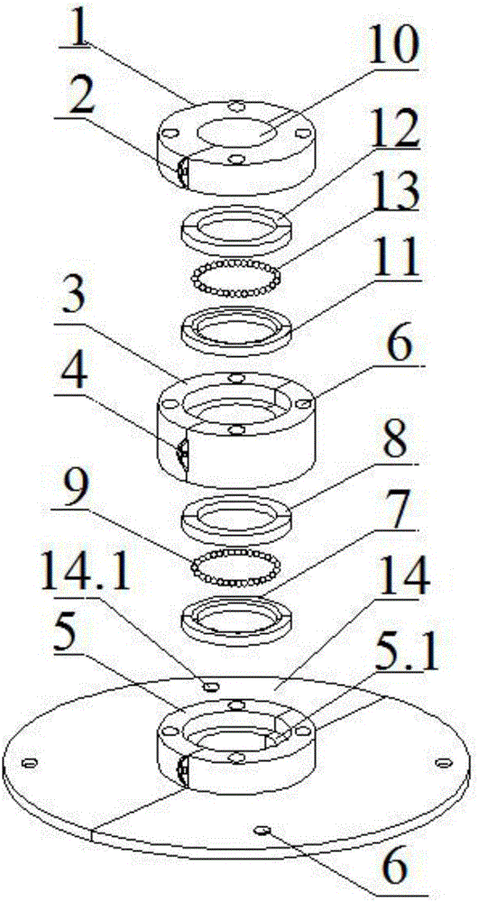 Wellhead sealing device used for well drilling video detecting