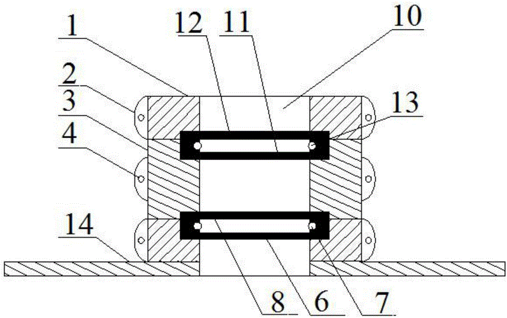 Wellhead sealing device used for well drilling video detecting