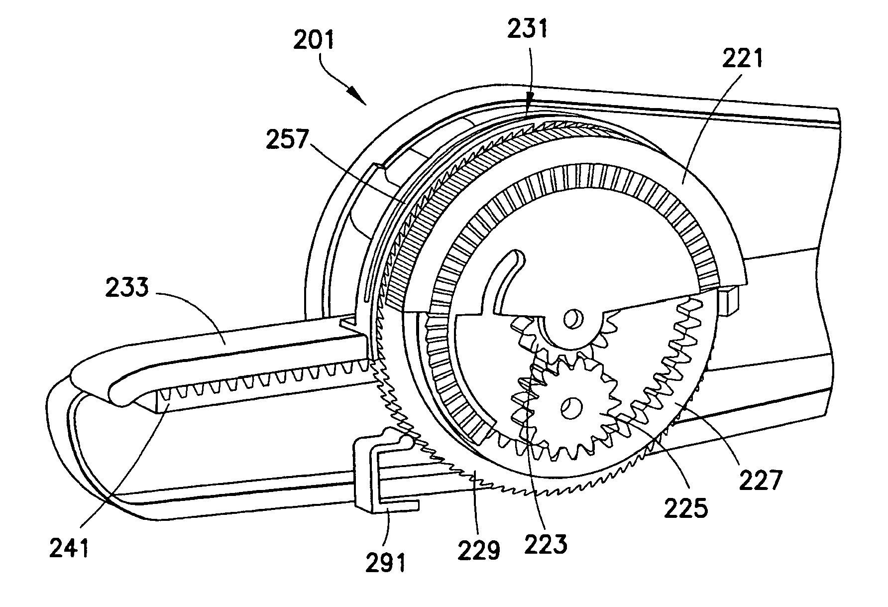 Lever and gear force multiplier medication delivery system for high pressure injection system