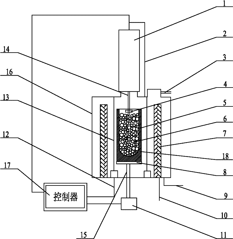 Growth method for sapphire crystals and crystal growth furnace structure for growing sapphire crystals