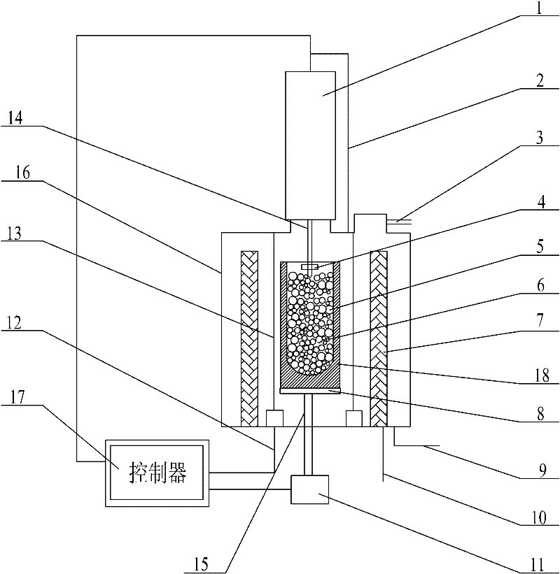 Growth method for sapphire crystals and crystal growth furnace structure for growing sapphire crystals