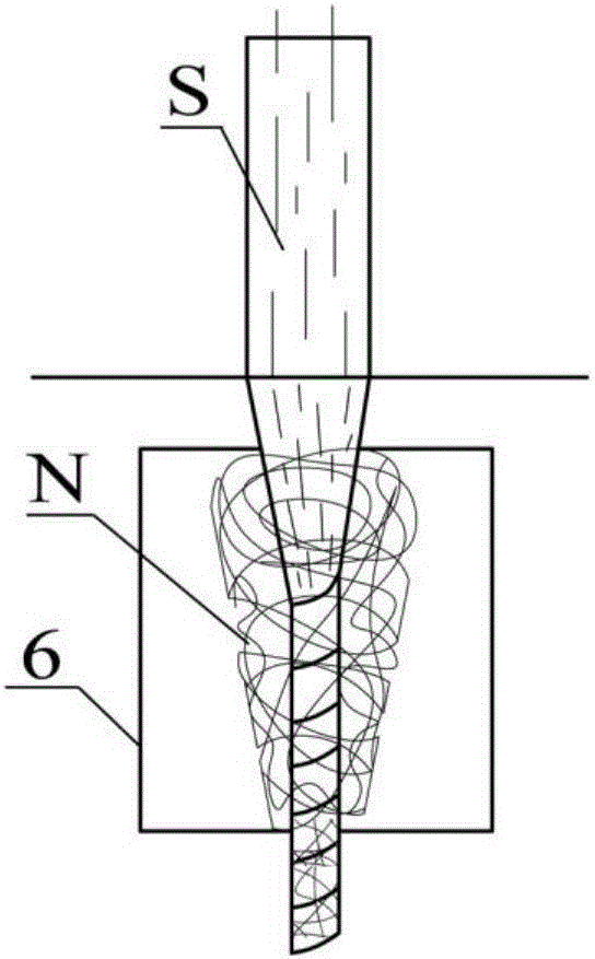 Nano electrostatic spinning and staple fiber ring spinning integrated yarn forming method