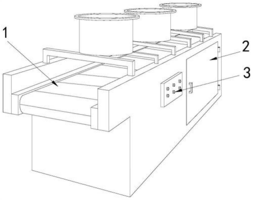 Draining and drying equipment for agricultural product processing